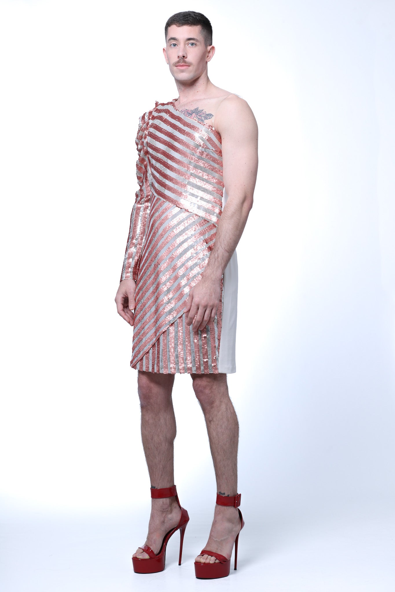 The One-Shoulder Sequin Dress