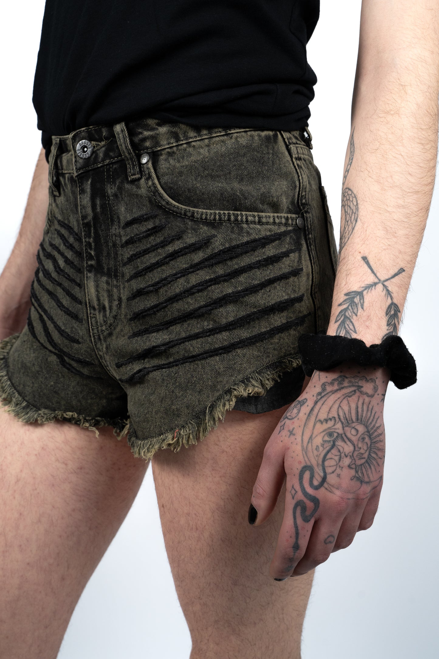 Ragged Priest Detailed Shorts