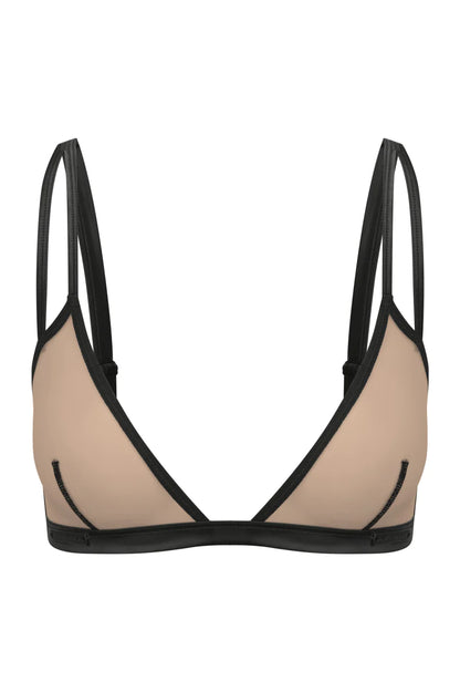 Depp Dark Double Strap Bra Top DearMx.com